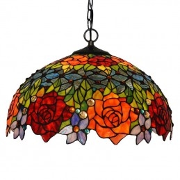 Rose Tiffany Stained Glass...