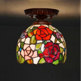 Tiffany Stained Glass Flush...