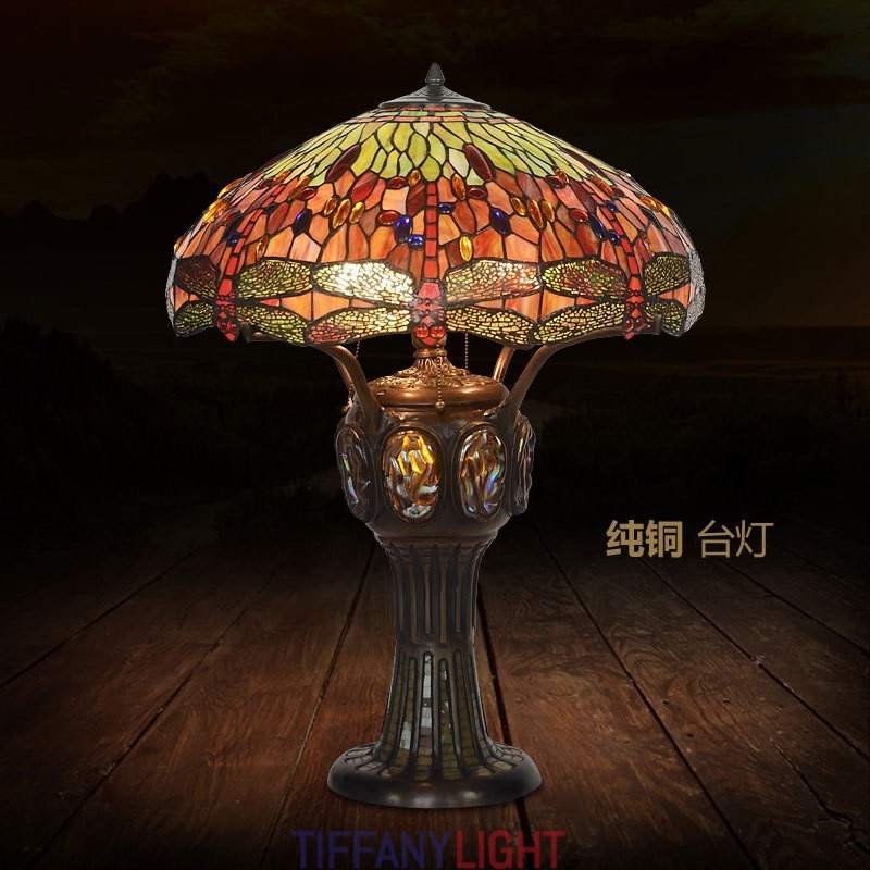 Dragonfly glass lamp hotsell