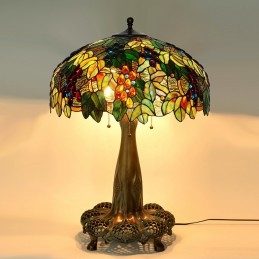 Grape Tiffany Stained Glass...