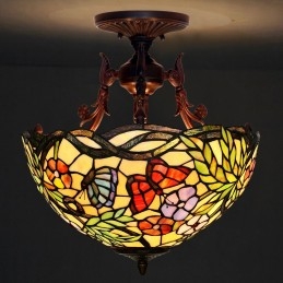 Butterfly Tiffany Stained...