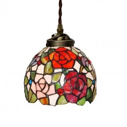 Rural Rose Tiffany Stained...
