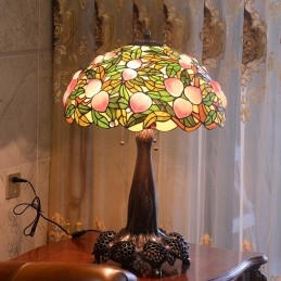 Peach Tiffany Stained Glass...
