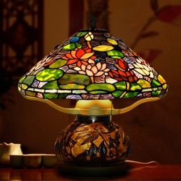 Tiffany Stained Glass Table...