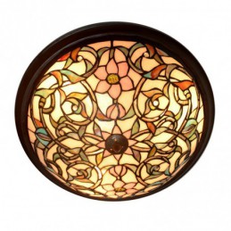 Tiffany Stained Glass Flush...