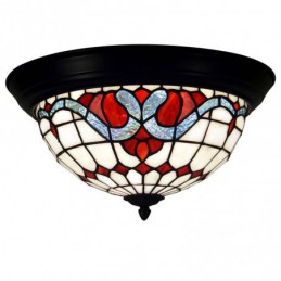 Tiffany Stained Glass Flush...
