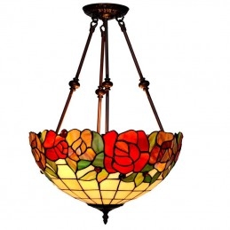 Rose Tiffany Stained Glass...