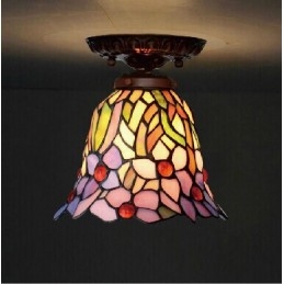 Tiffany Stained Glass Flush...
