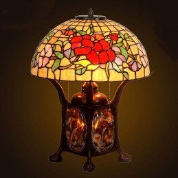 Rose Tiffany Stained Glass...