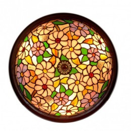 Tiffany Stained Glass Flush...