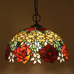 Rose European Stained Glass...
