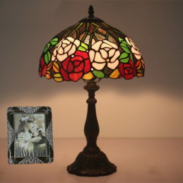 European Stained Glass Rose...