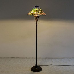 Standing tiffany style lamp hotsell