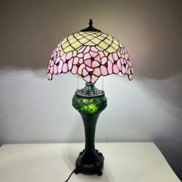 Tiffany Style Pink Stained...