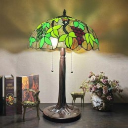 Tiffany Style Green Stained...