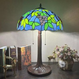 Tiffany Style Blue Stained...