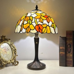 Tiffany Style Floral And...