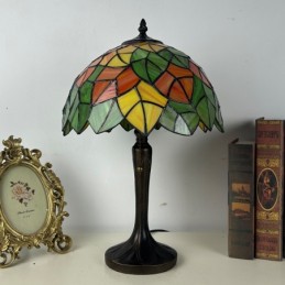 Tiffany Style Leaf Floral...