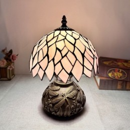 Tiffany Style Pink Leaf...