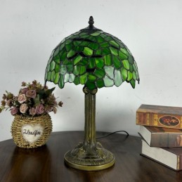 Tiffany Style Green Stained...