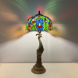 Tiffany Style Peacock...