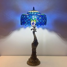 Tiffany Style Peacock...