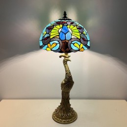 Tiffany Style Peacock...