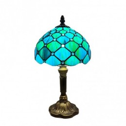 Tiffany Style Blue Stained...