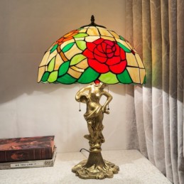 Tiffany Style 40cm Rose...