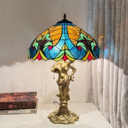 Tiffany Style 40cm Stained...