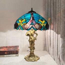 Tiffany Style 40cm Stained...