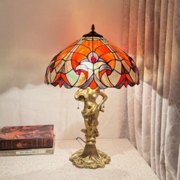 Tiffany Style 40cm Stained...