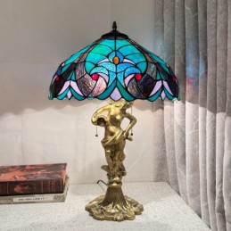 Tiffany Style 40cm Stained...