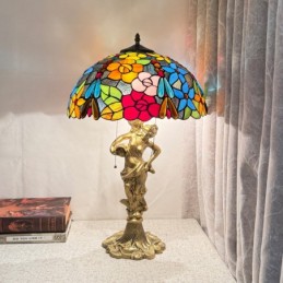 Tiffany Style 40cm Stained...