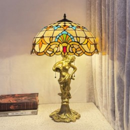Tiffany Style 40cm Stained...