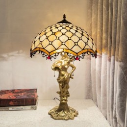 Tiffany Style 40cm Stained...