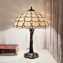 Tiffany Style 40cm White...