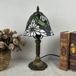 Tiffany Style White Stained...