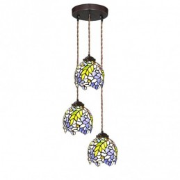 Rustic Wisteria 3-Light...