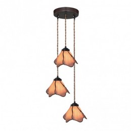 Lotus 3-Light Bar Tiffany...