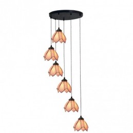 Pointed Lotus 6-Light...