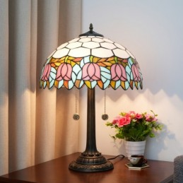 Pink Tulip Floral Tiffany...