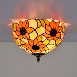 Vintage Amber Sunflower...
