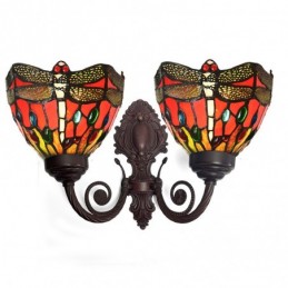 Dragonfly Floral Tiffany...