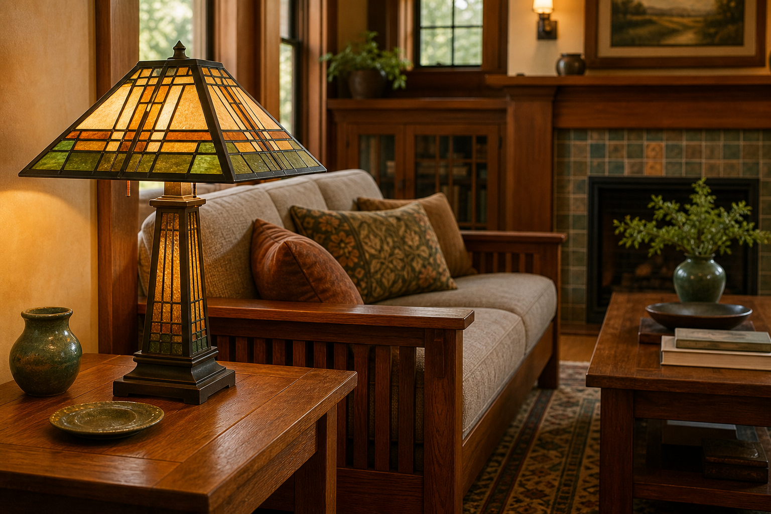 How Craftsman Style Tiffany Lamps Transform American Homes