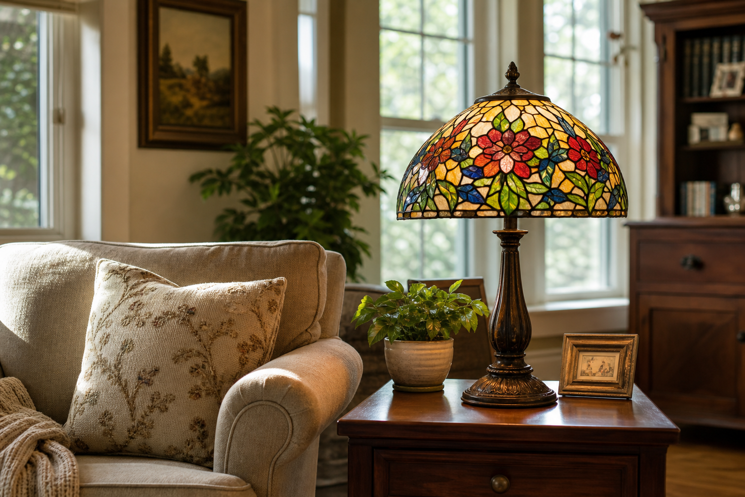 How Vintage Tiffany Style Lamps Create Timeless Charm in American Homes