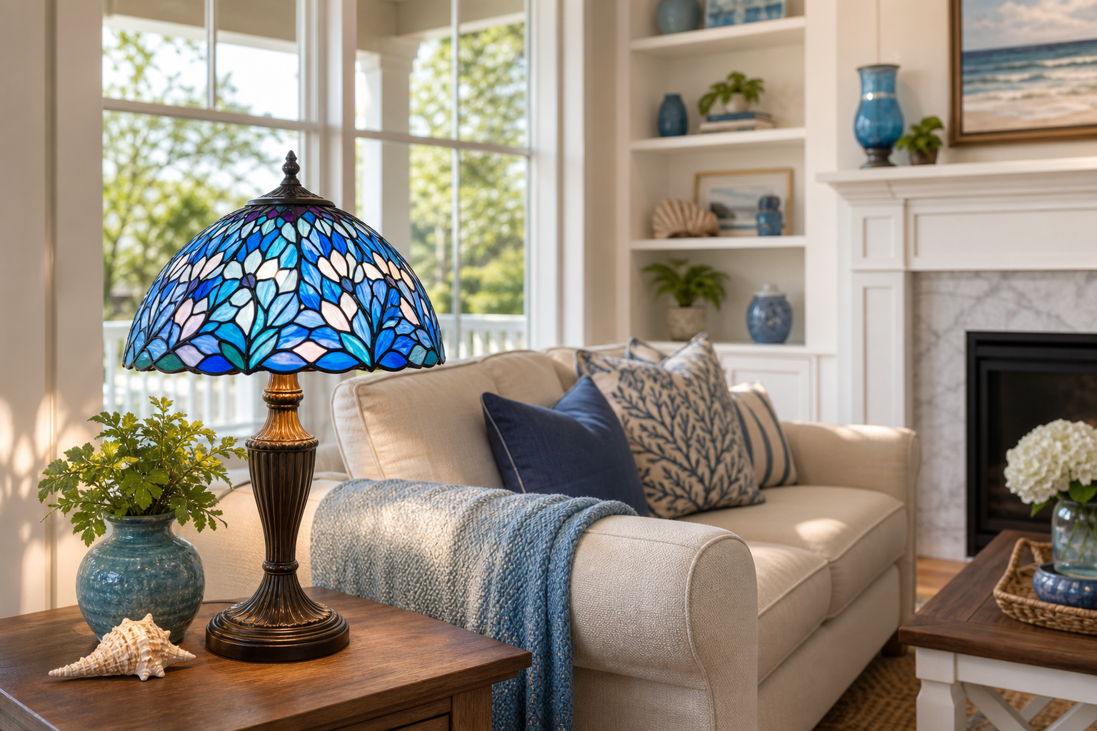How to Choose the Right Blue Tiffany Lamp for Every Room in Your American Home