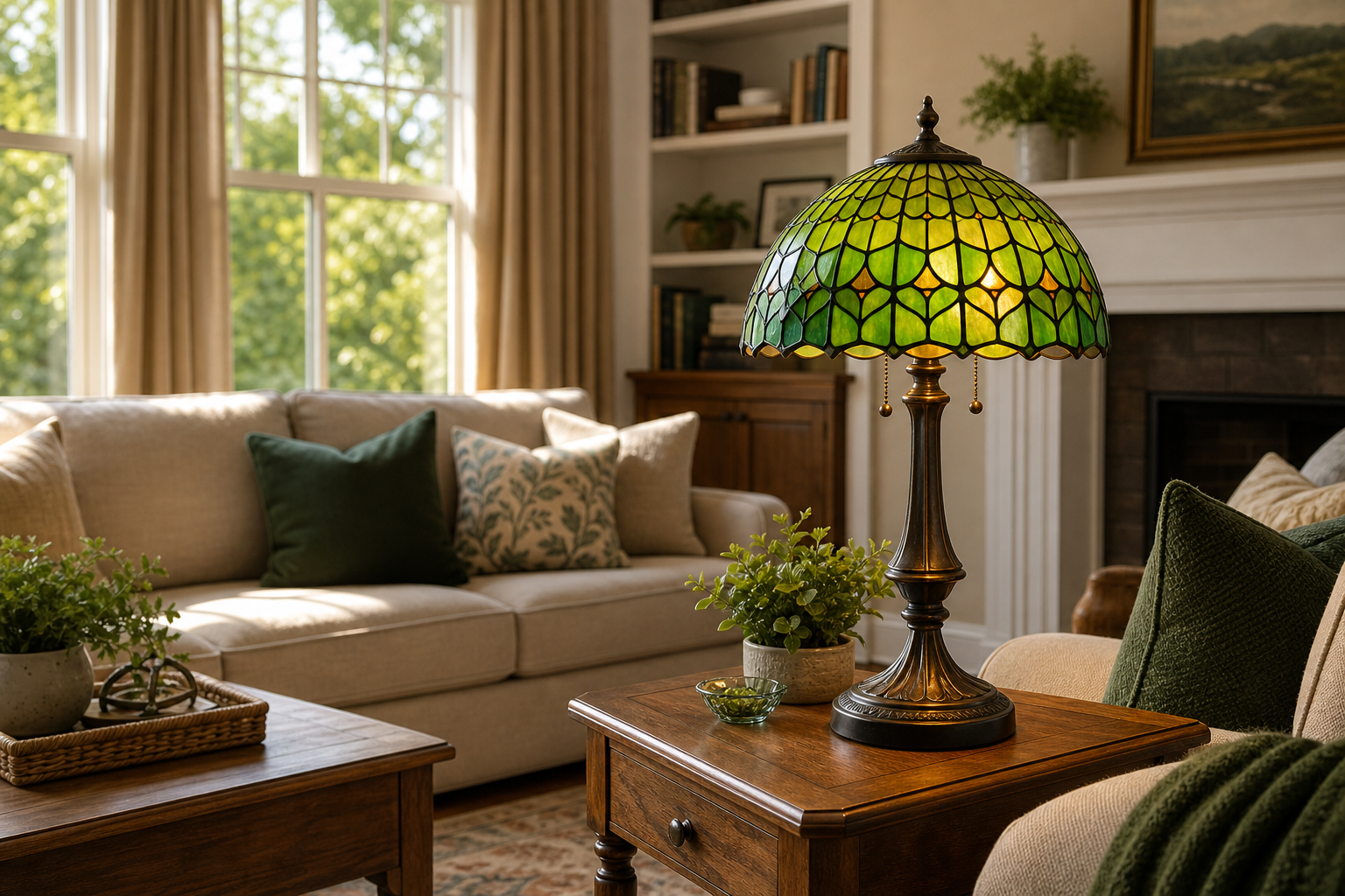 Green Tiffany Lamps: How to Choose the Perfect Shade and Style for Your Favorite Room