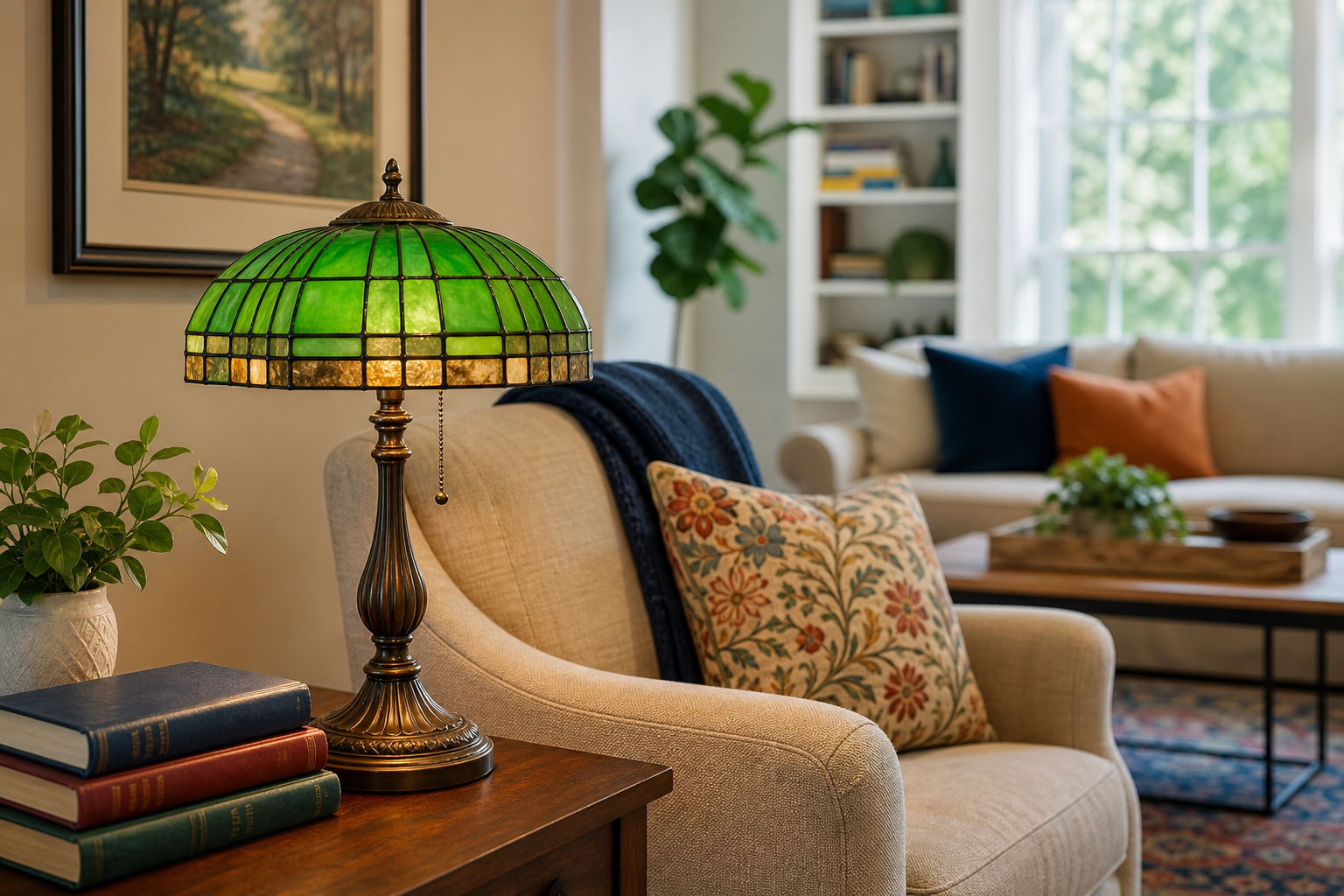 Bright Ideas: Where and How to Use a Tiffany Banker Lamp in Your American Home